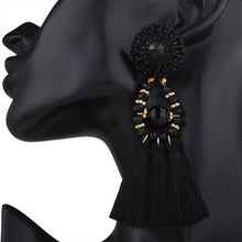 Fashion Bohemian Earrings Women Long Tassel Fringe Dangle Earrings Jewelry