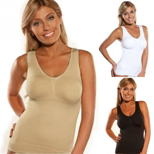 Thinner Light One Cami Shaper by Genie Sport long vest Women running Tank Top Underwear